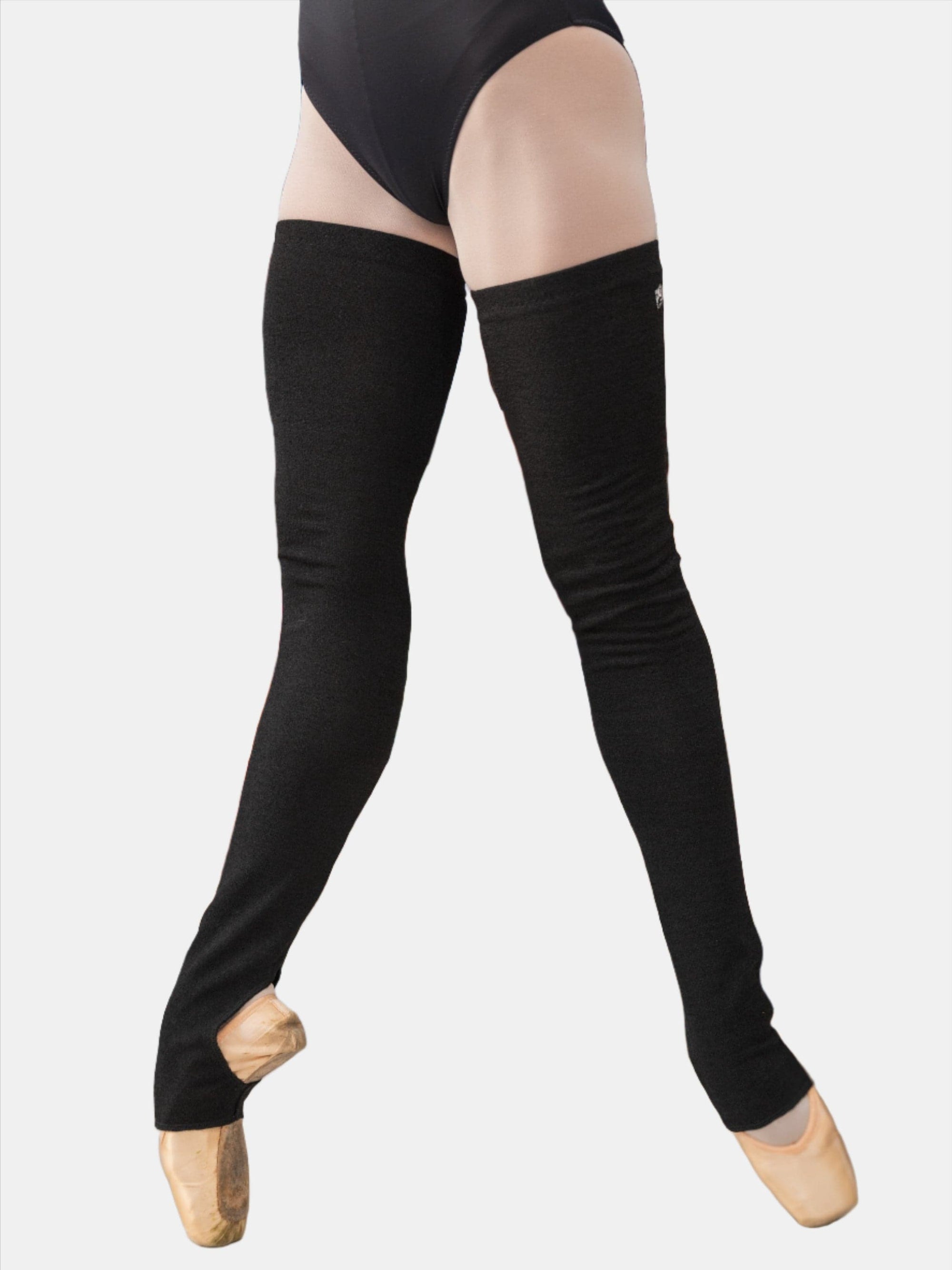 Black Long Dance Leg Warmers MP907 - Atelier della Danza MP