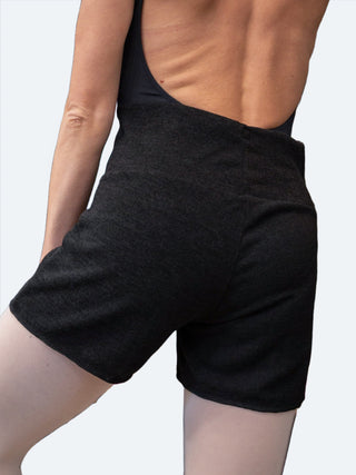 Black Warm-up Dance Shorts MP918 for Women and Men by Atelier della Danza MP