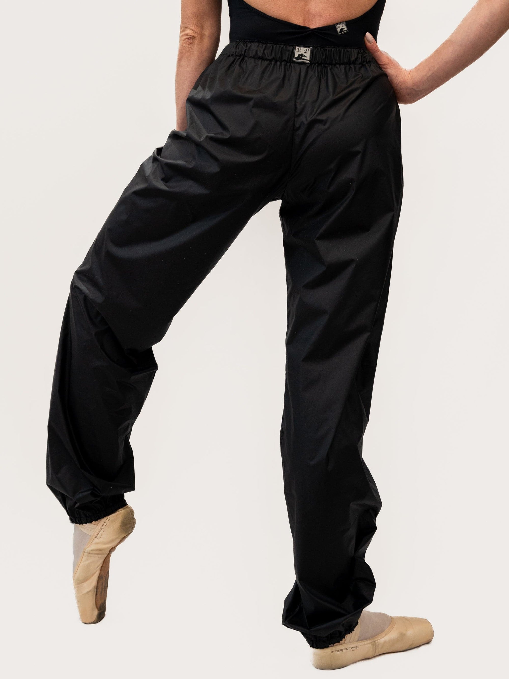 Black Warm-Up Dance Trash Bag Pants MP5003 - S / Black
