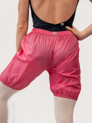 Brink Pink Warm-up Dance Trash Bag Shorts MP5006 for Women and Men by Atelier della Danza MP