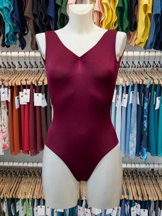 Burgundy Dance Sleeveless Leotard for Women by Atelier della Danza MP