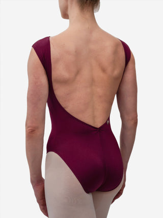 Burgundy Lace Dance Leotard for Women by Atelier della Danza MP