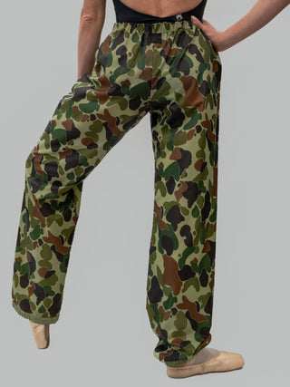 Camouflage Warm-up Dance Trash Bag Pants MP5003 for Women and Men by Atelier della Danza MP
