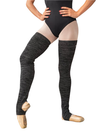 Charcoal Mélange Long Dance Leg Warmers MP907 for Women and Men by Atelier della Danza MP