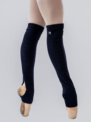 Dark Blue Short Dance Leg Warmers MP921 for Women and Men by Atelier della Danza MP