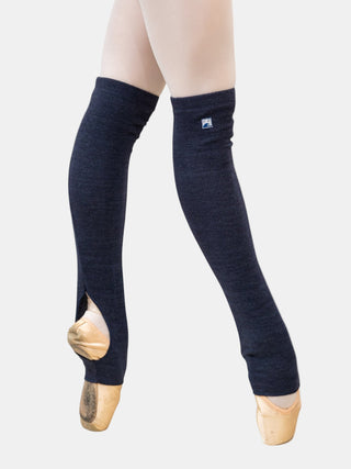 Dark Navy Short Dance Leg Warmers MP921 for Women and Men by Atelier della Danza MP