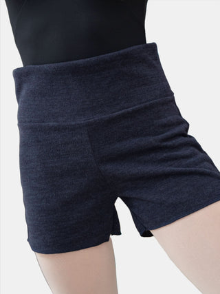 Dark Navy Warm-up Dance Shorts MP918 for Women and Men by Atelier della Danza MP