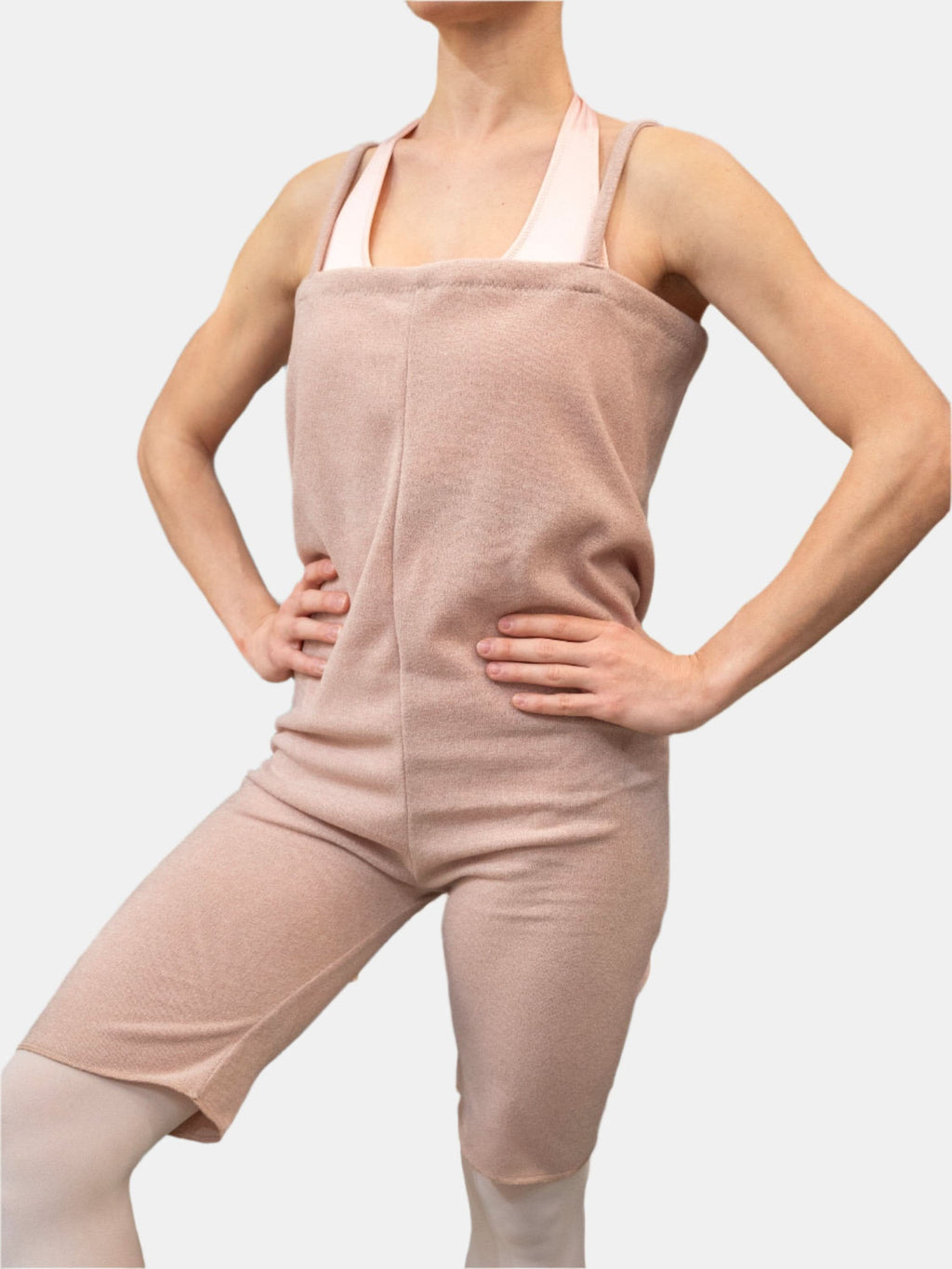 Dark Pink Warm-up Dance Romper MP925 - Atelier della Danza MP