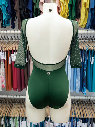 Green Dance 3/4 Sleeve Leotard MP752 for Women by Atelier della Danza MP