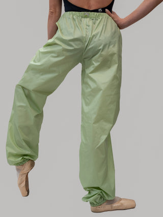 Green Apple Warm-up Dance Trash Bag Pants MP5003 for Women and Men by Atelier della Danza MP