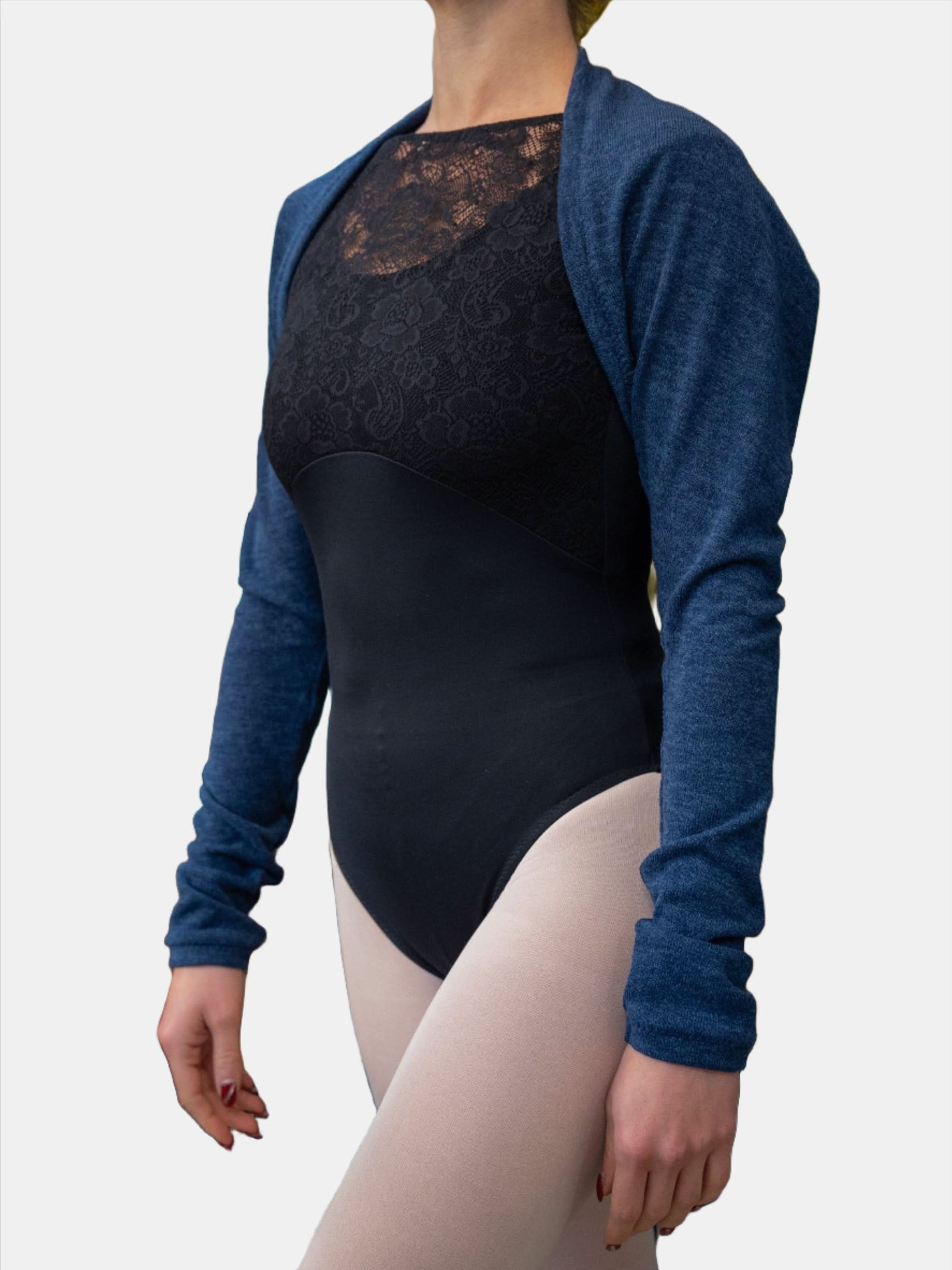 Indigo Warmup Dance Shrug MP922 Atelier della Danza MP