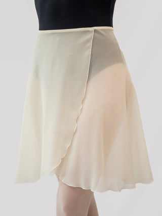 Ivory Wrap Long Dance Skirt MP339 for Women by Atelier della Danza MP