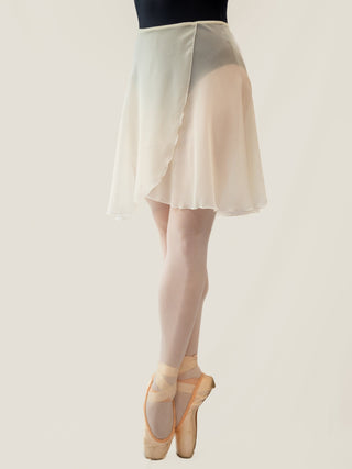 Ivory Wrap Long Dance Skirt MP339 for Women by Atelier della Danza MP