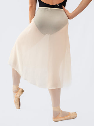 Ivory Wrap Long Dance Skirt MP355 for Women by Atelier della Danza MP