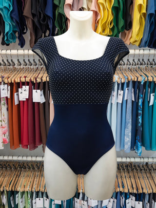 Navy Dance Cap Sleeve Leotard MP787 for Women by Atelier della Danza MP