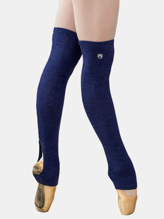 Navy Short Dance Leg Warmers MP921 for Women and Men by Atelier della Danza MP