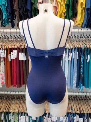 Navy Velvet Dance Spaghetti Straps Leotard MP201 for Women by Atelier della Danza MP 