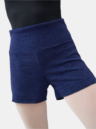 Navy Warm-up Dance Shorts MP918 for Women and Men by Atelier della Danza MP
