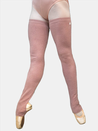 Old Rose Long Dance Leg Warmers MP907 for Women and Men by Atelier della Danza MP