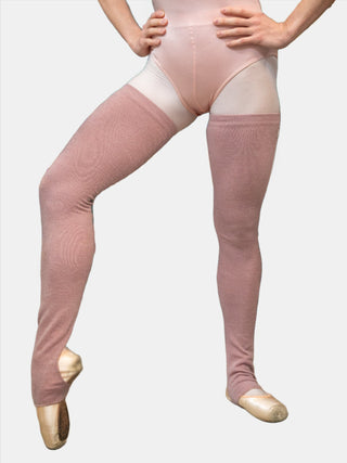 Old Rose Long Dance Leg Warmers MP907 for Women and Men by Atelier della Danza MP