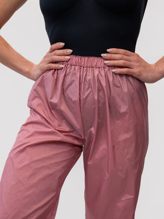 Old Rose Warm-up Dance Trash Bag Pants MP5003 for Women and Men by Atelier della Danza MP