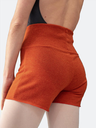 Orange Warm-up Dance Shorts MP918 for Women and Men by Atelier della Danza MP