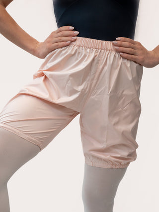 Pink Warm-up Dance Trash Bag Shorts MP5006 for Women and Men by Atelier della Danza MP