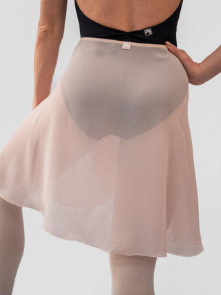Pink Wrap Long Dance Skirt MP339 for Women by Atelier della Danza MP