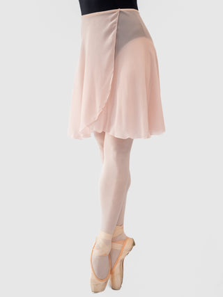 Pink Wrap Long Dance Skirt MP339 for Women by Atelier della Danza MP