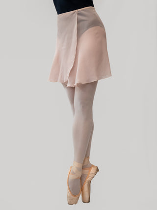 Pink Wrap Short Dance Skirt MP345 for Women by Atelier della Danza MP
