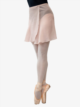 Pink Wrap Short Dance Skirt MP345 for Women by Atelier della Danza MP