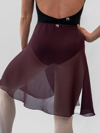 Plum Wrap Long Dance Skirt MP339 for Women by Atelier della Danza MP