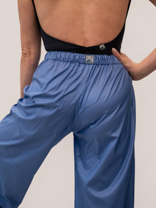 Powder Blue Warm-up Dance Trash Bag Pants MP5003 for Women and Men by Atelier della Danza MP