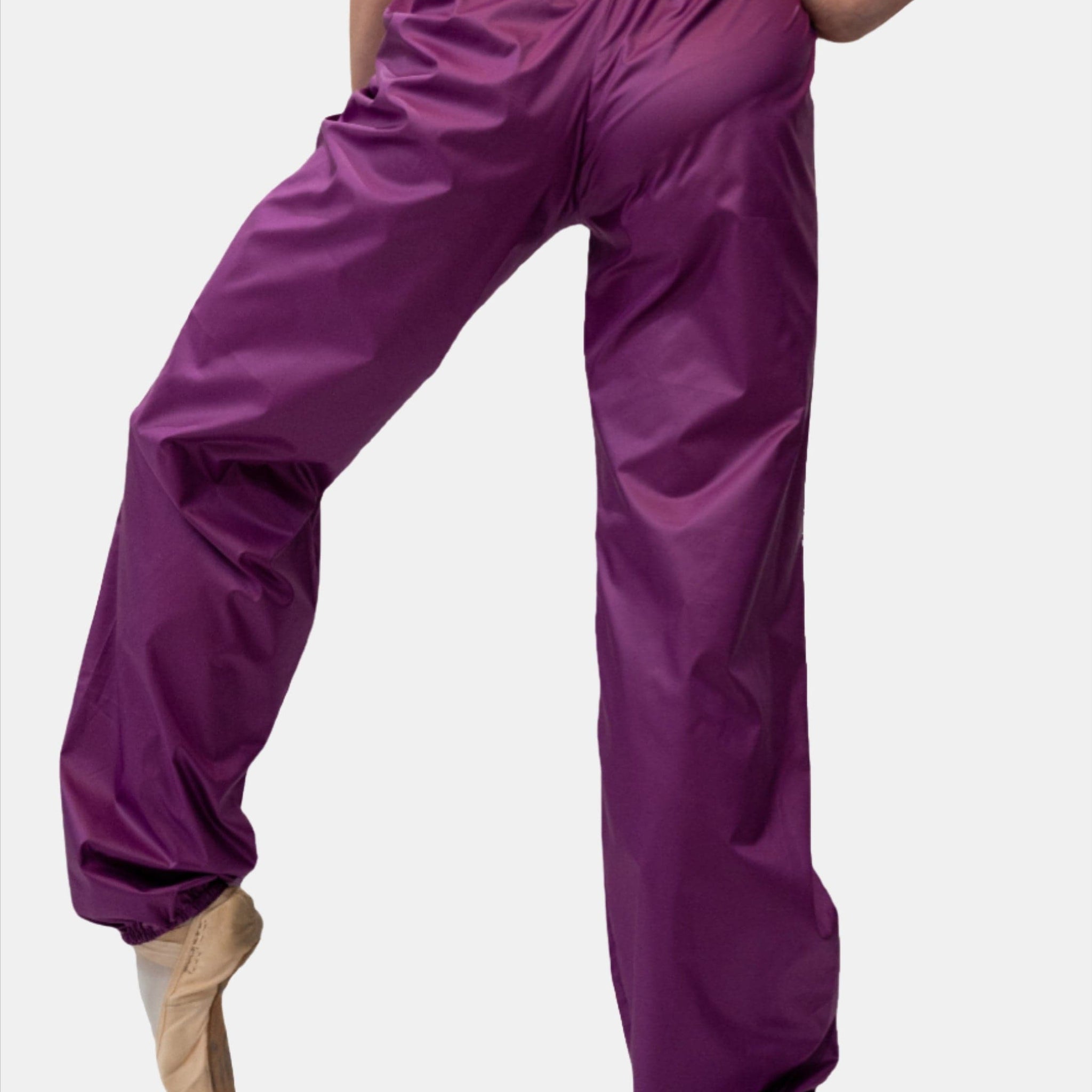 Purple Warm-Up Dance Trash Bag Pants MP5003 - Atelier della Danza MP