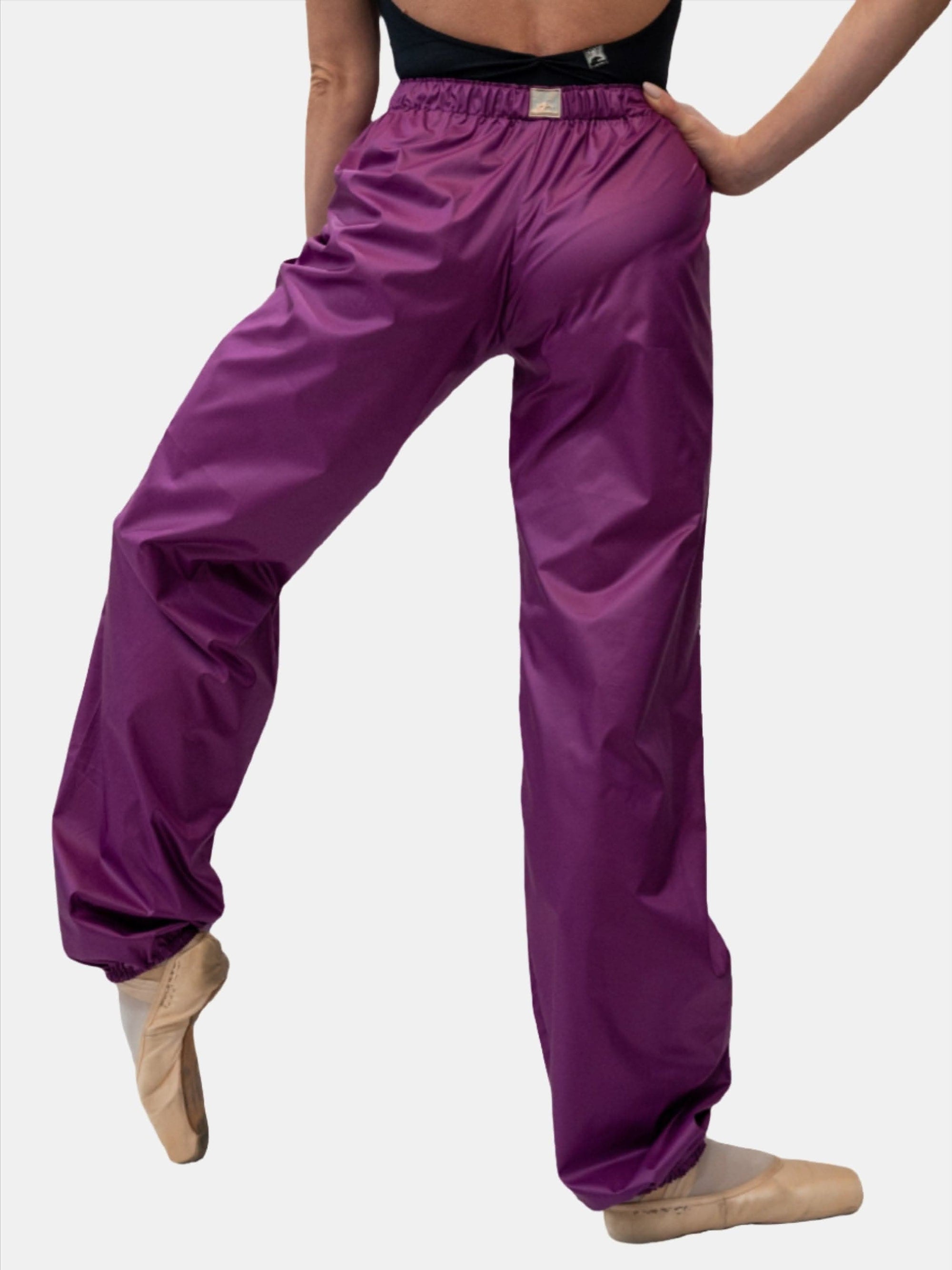 Purple warm on sale up pants