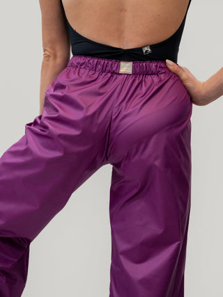 Purple Warm-up Dance Trash Bag Pants MP5003 for Women and Men by Atelier della Danza MP