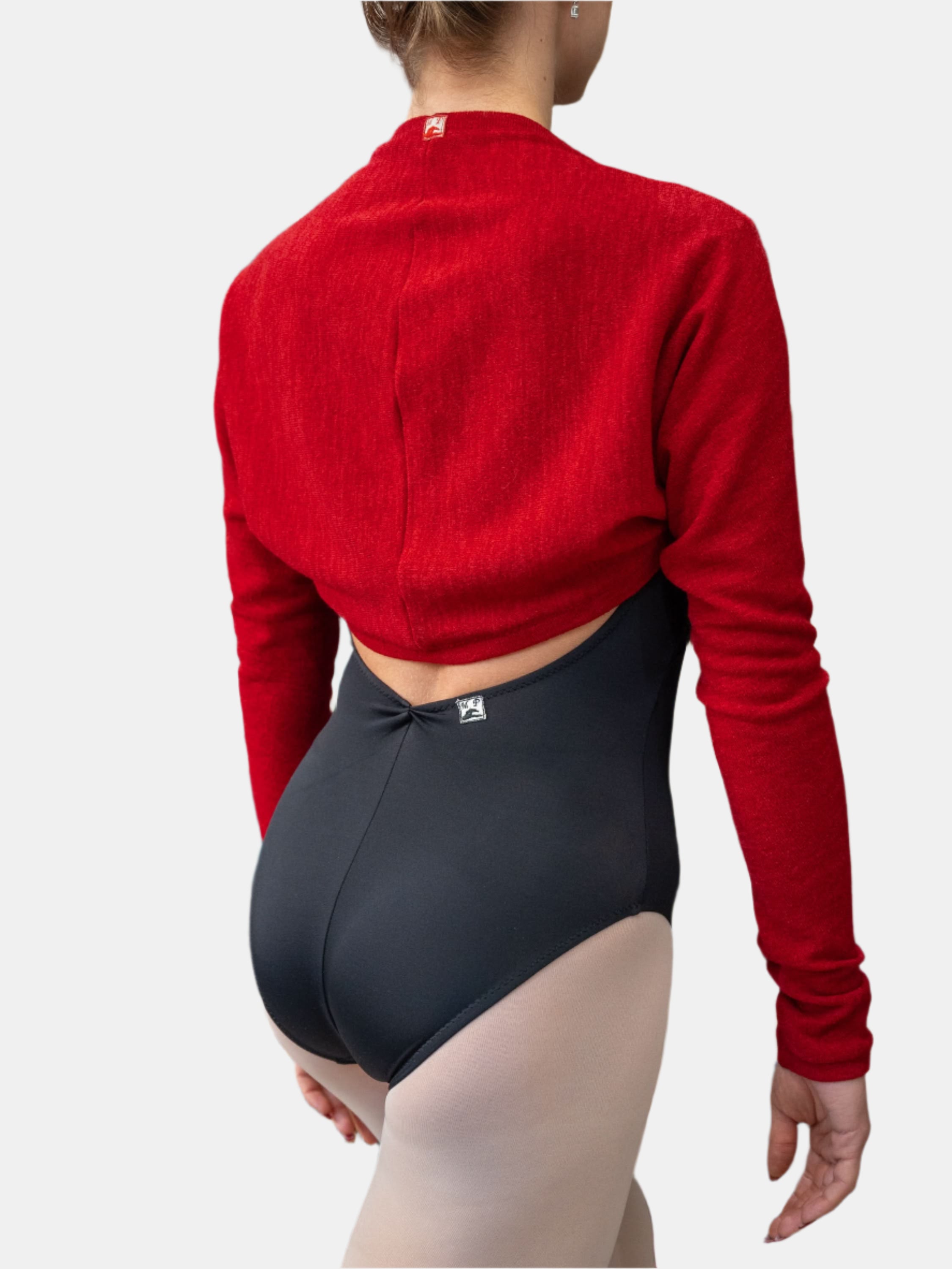 Red Warm-up Dance Shrug MP922 Atelier della Danza MP