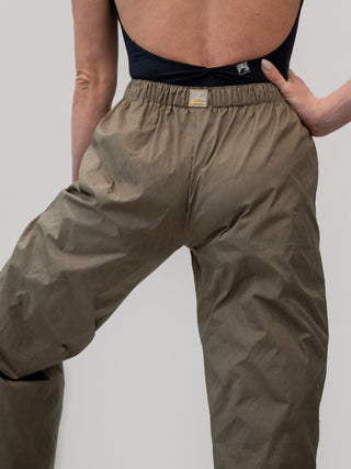 Taupe Warm-up Dance Trash Bag Pants MP5003 for Women and Men by Atelier della Danza MP