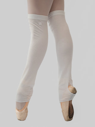 White Short Dance Leg Warmers MP921 for Women and Men by Atelier della Danza MP