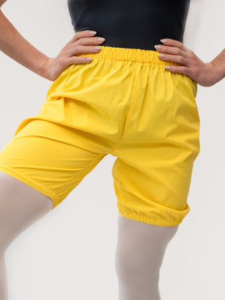 Yellow Warm-up Dance Trash Bag Shorts MP5006 for Women and Men by Atelier della Danza MP