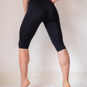 Black Bikers for Women for Yoga and Fitness Workouts by LENA Activewear