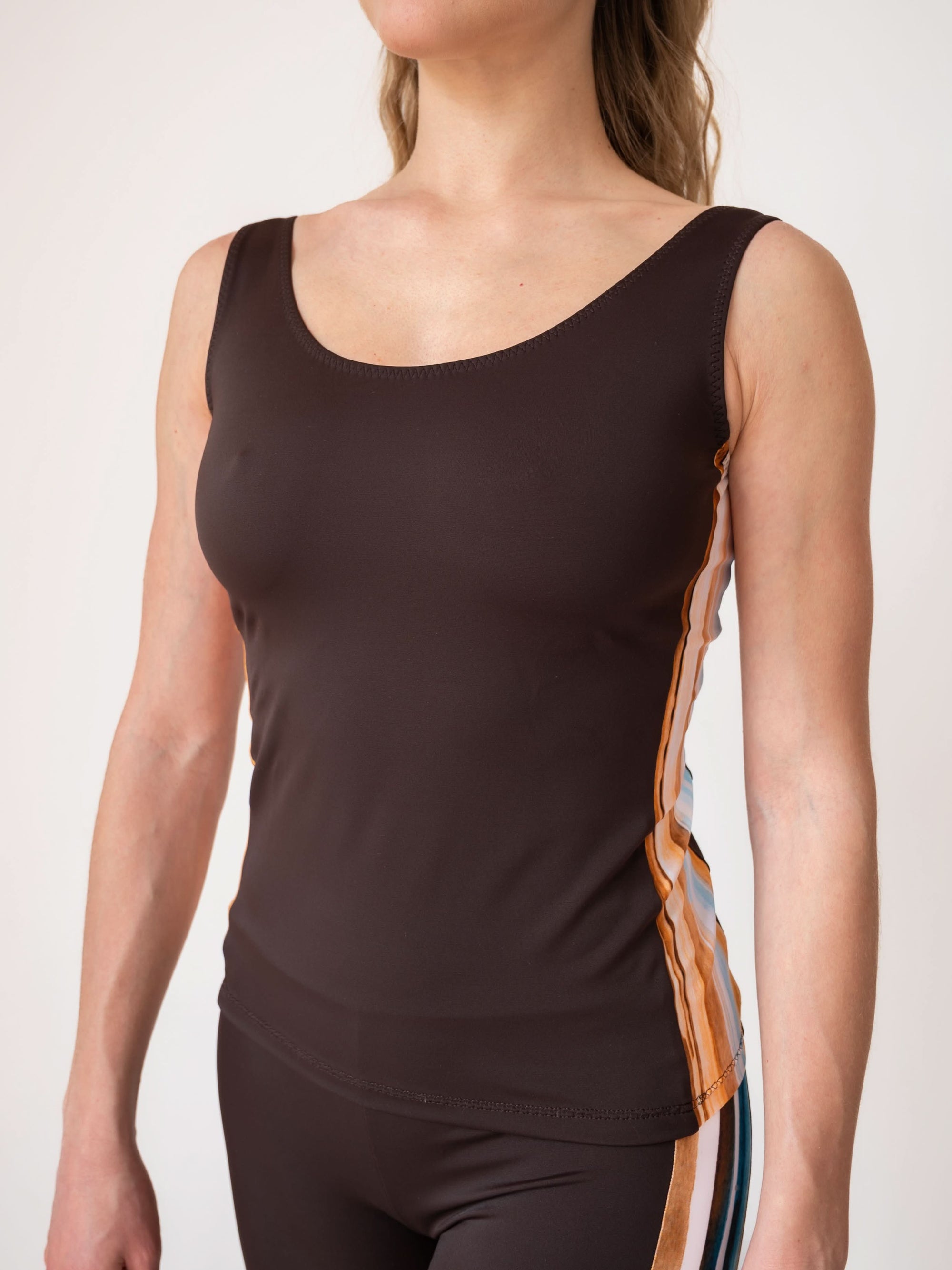 Camiseta cheap tirantes marron