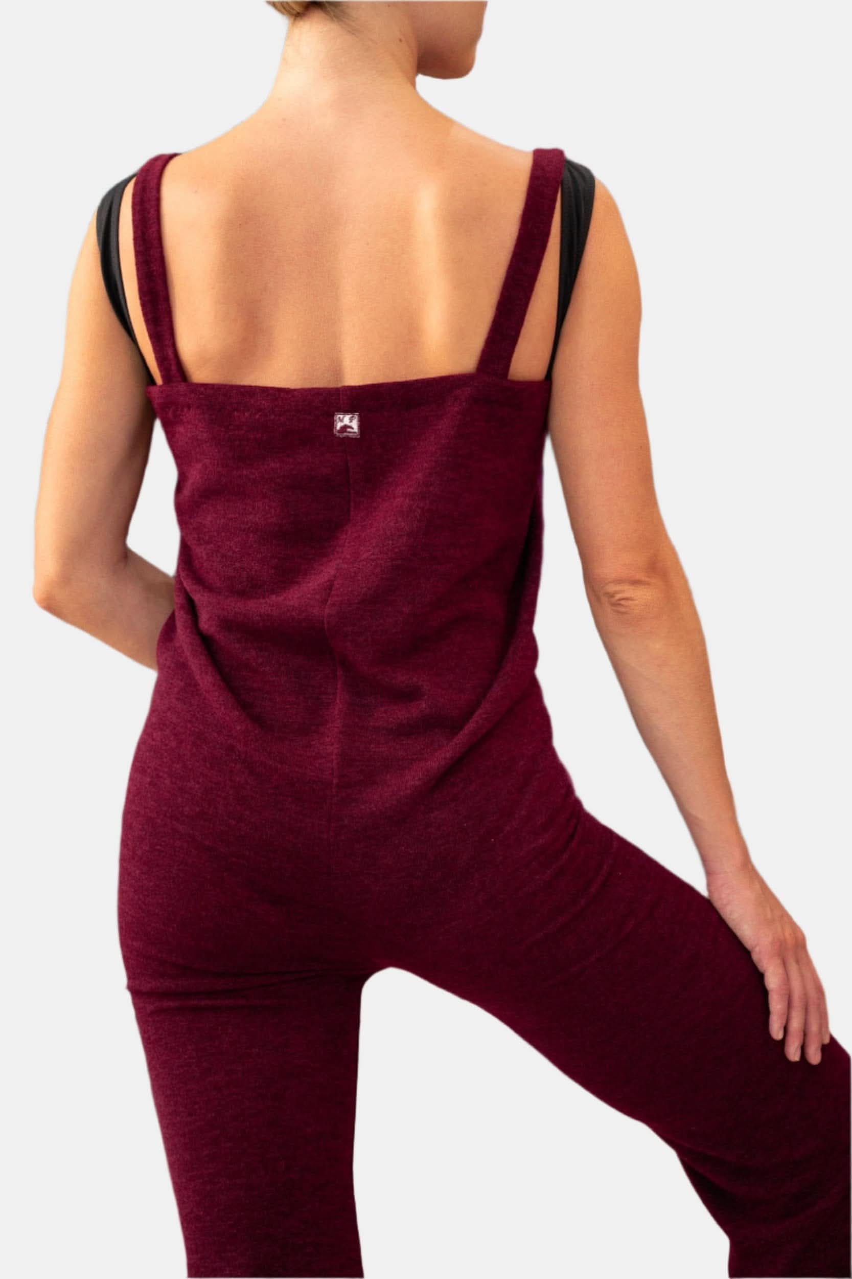 burgundy overalls dress Aohooy Overall Dress Women Plus Corduroy Overalls Bib Dresses Adjustable Straps Pinafore Suspender Skirt Jumper Red,L