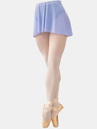 Lilac Pull-on Dance Short Skirt for Girls and Women by Atelier della Danza MP
