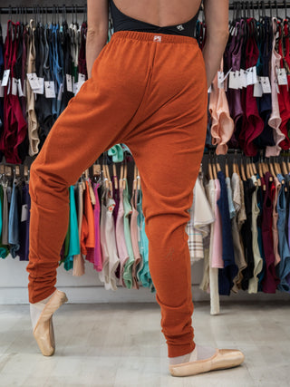Orange Warm-up Dance Harem Pants for Women and Men by Atelier della Danza MP