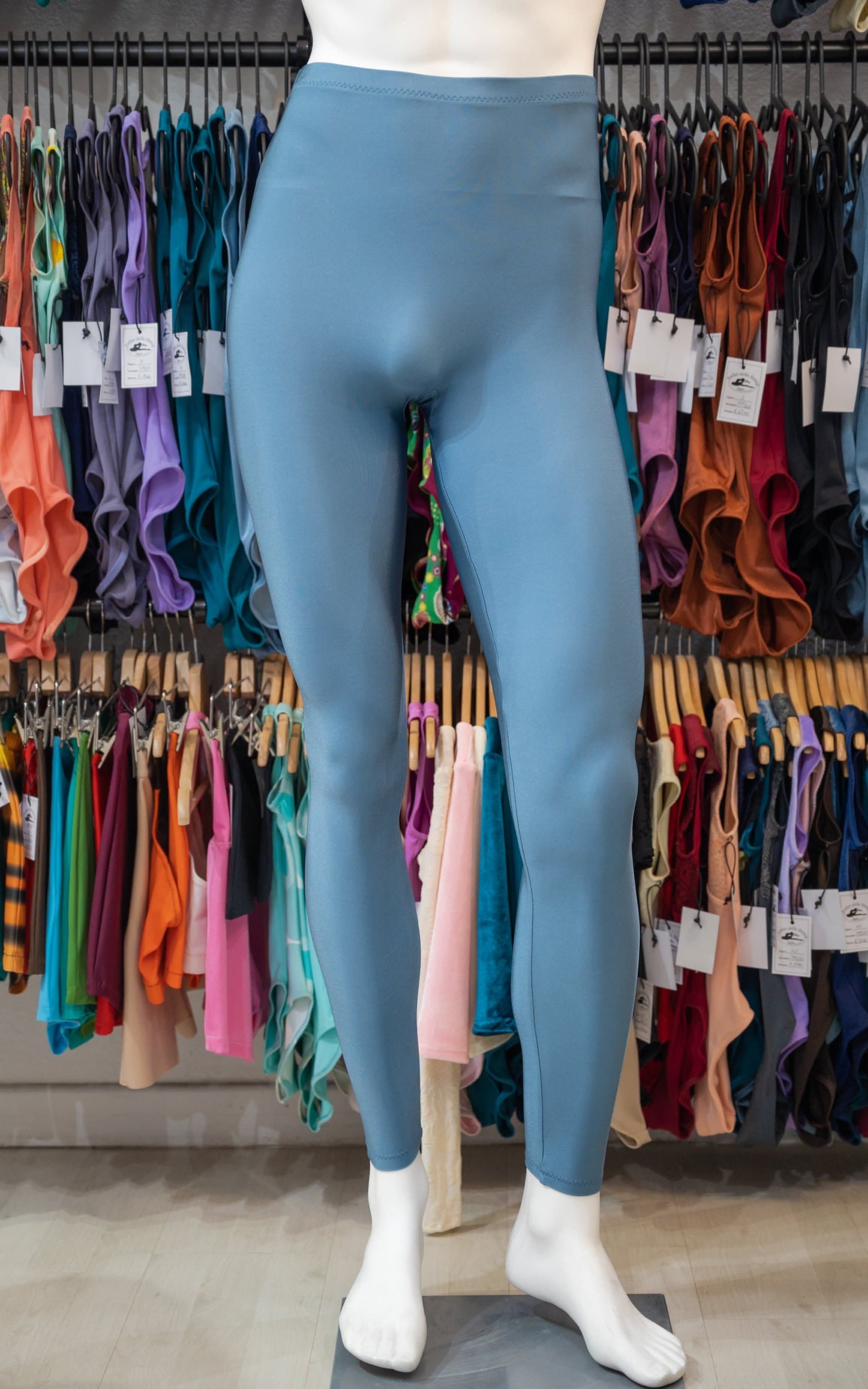 Powder Blue Dance Footless Tights MP412 - Atelier della Danza MP